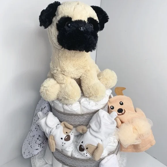 Puppy Diaper Cake